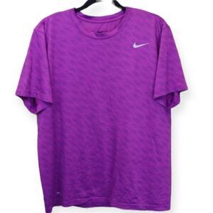 Nike Athletic Purple Black Dri-Fit Tee